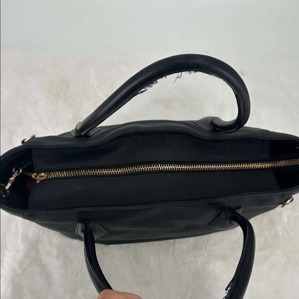Dagne Dover Elegant Black Legend Signature Tote Bag
